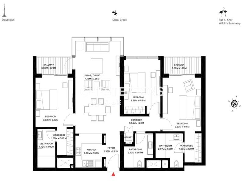 Image of Apartment - 3 Bedrooms - 3 Bathrooms for Sale in Mohammed Bin Rashid City-Dubai-United Arab Emirates, Image 14